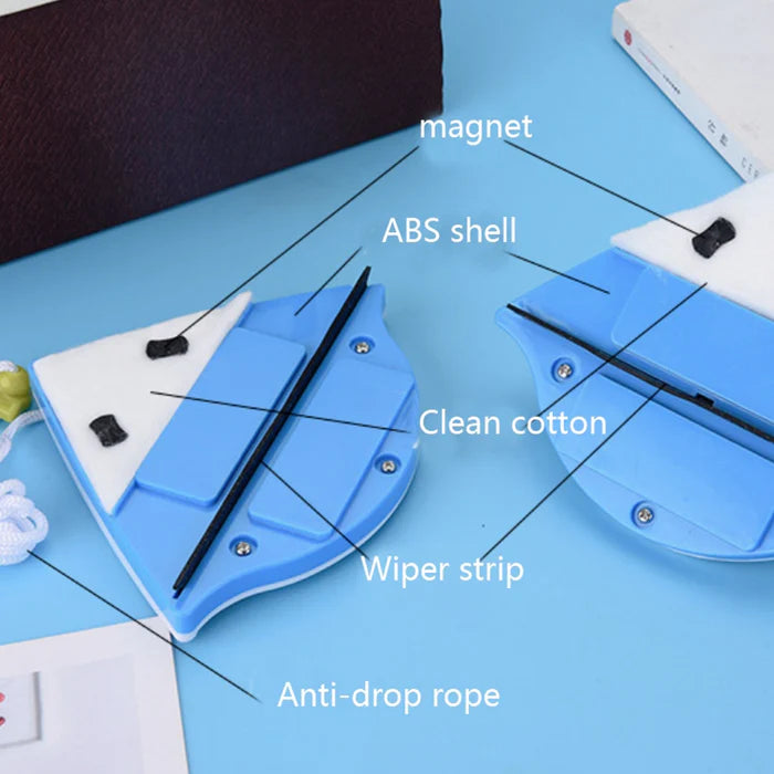 Double face glass cleaner, Magnetic Window Cleaner