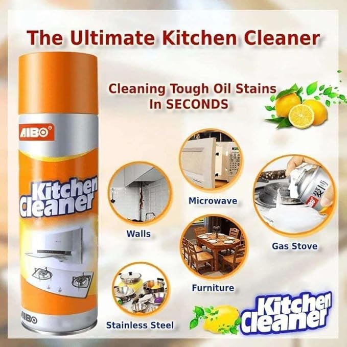 kitchen Cleaner Spray Oil & Grease Stain Remover