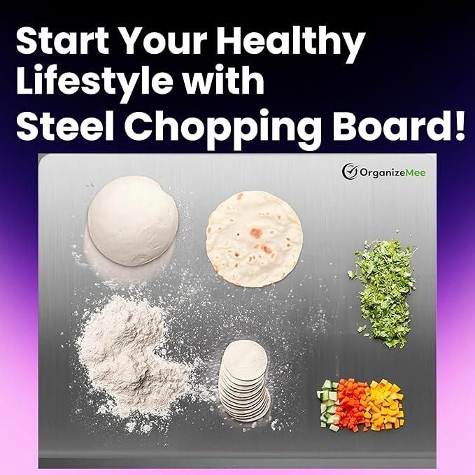 Stainless Steel Chopping Board (40x38cm)