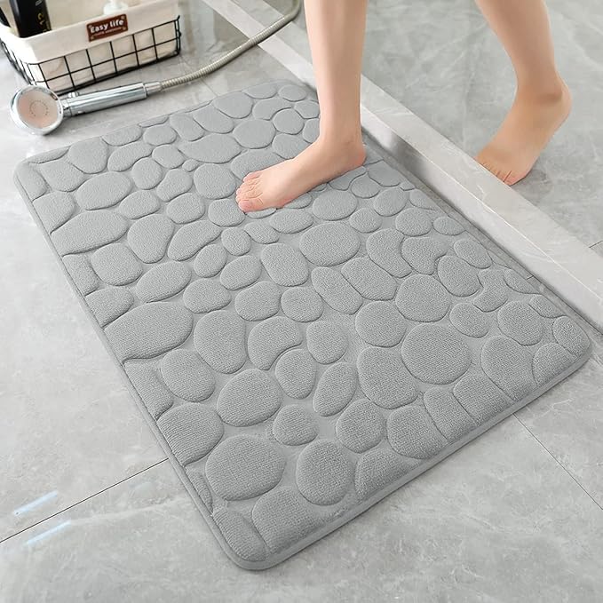 Super Water Absorbent Bath Mats for Bathroom/Machine Washable Bath Rugs