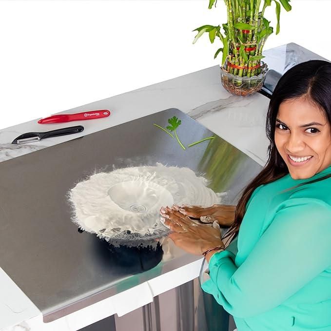 Stainless Steel Chopping Board (40x38cm)
