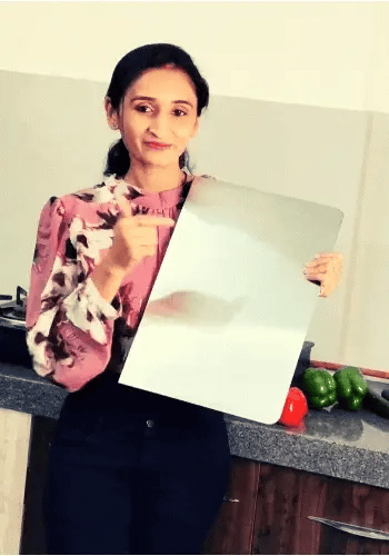 Stainless Steel Chopping Board (40x38cm)