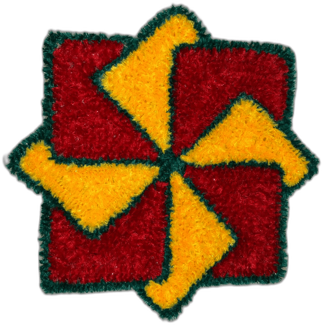 Fur Rangoli Mat