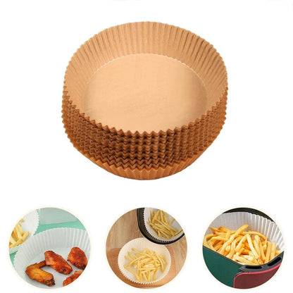 Air Fryer Disposable Standard Paper Liners - 50 Pcs