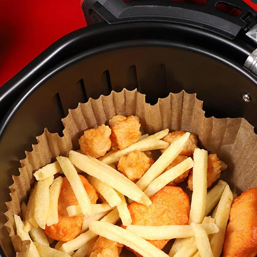 Air Fryer Disposable Standard Paper Liners - 50 Pcs