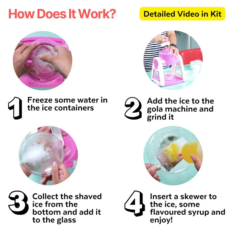 Ice Gola Maker at Home | Flat 50% OFF