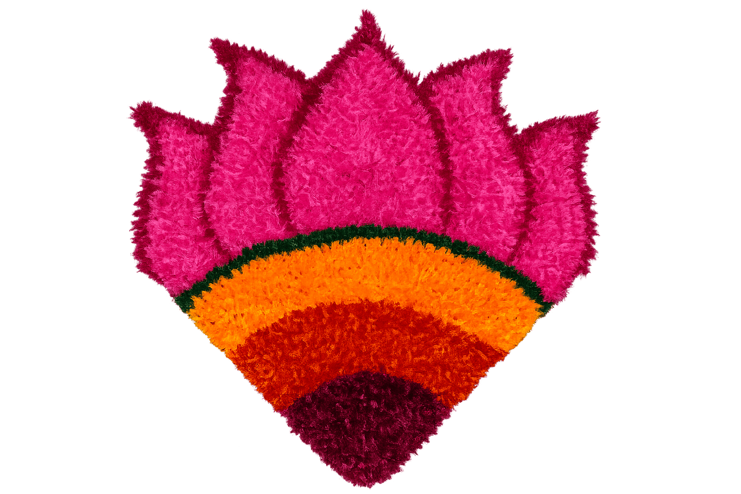 Fur Rangoli Mat