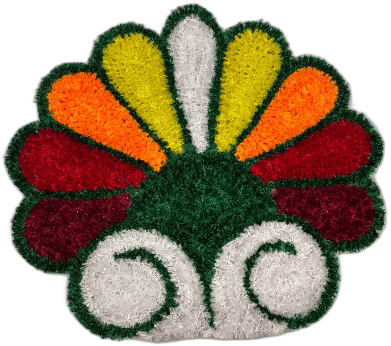 Fur Rangoli Mat