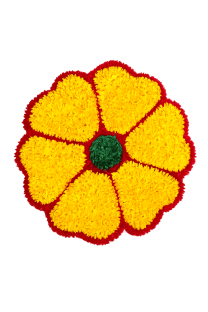 Fur Rangoli Mat