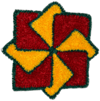 Fur Rangoli Mat